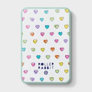 Disco Hearts Wave 5000mAh Power Bank
White/Teal - Roller Rabbit x Target